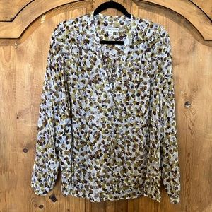 Women's Pendleton Plus Silk Blouse Long Sleeve, Size 18W